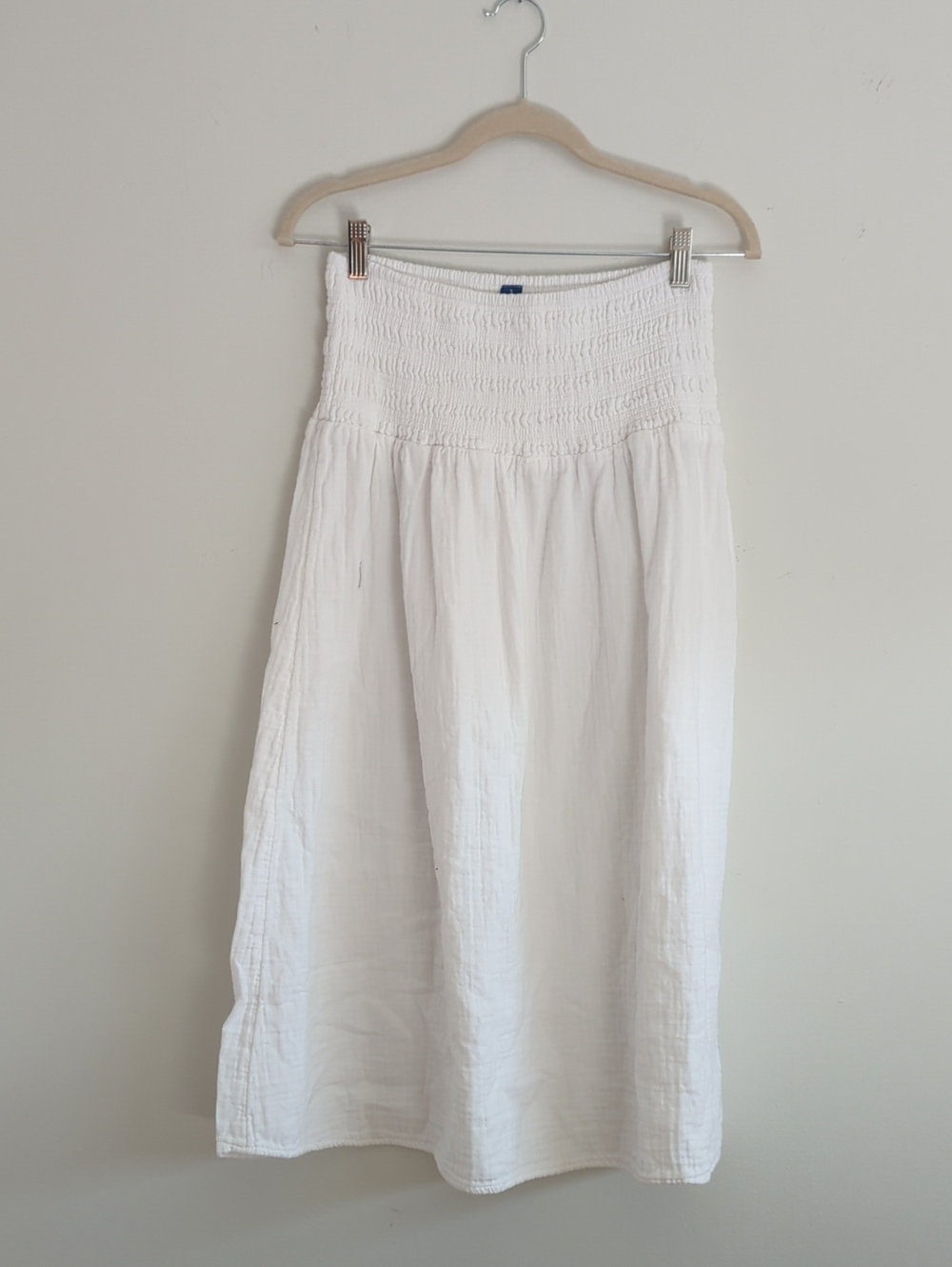 Old Navy White Maxi Skirt